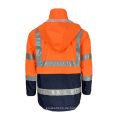 Klasse-3 HIVIS-Overall atmungsaktivem PU beschichtete Sicherheitsregenmantel